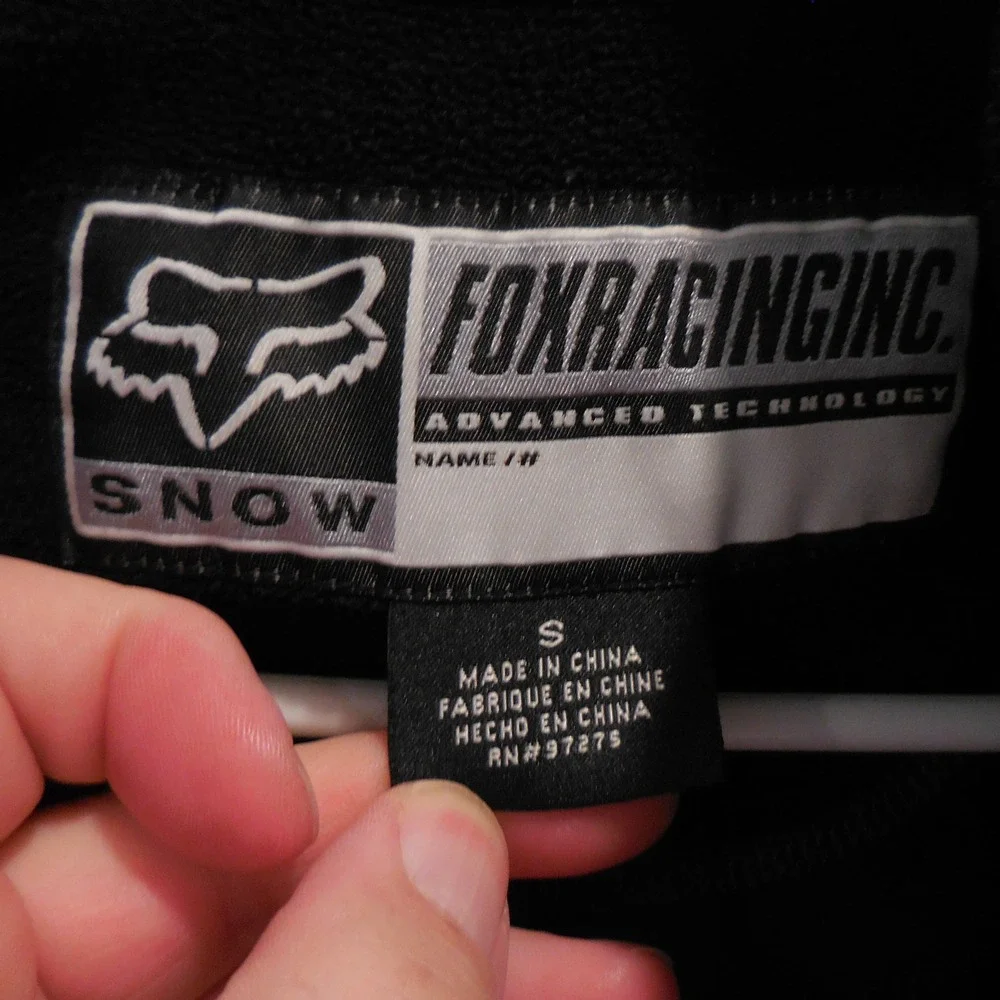 Fox Racing Inc Snow Advanced Technology Winter Jacket Blue Black Mens Small